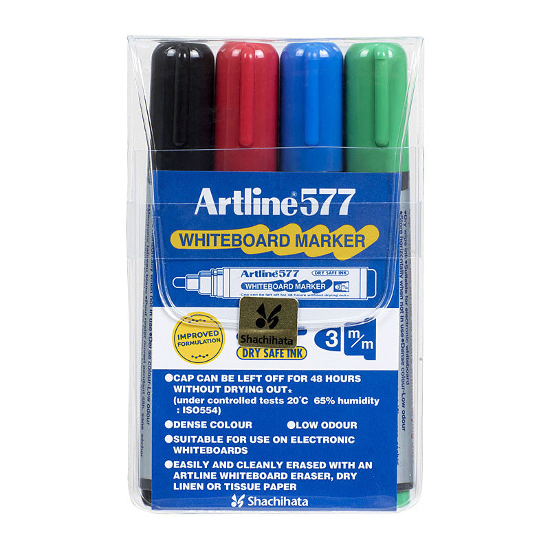 Artline 577 W/Brd Mkr Ast Wlt4 - Wholesales Supply