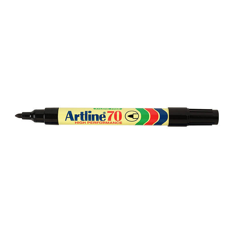Artline 70 Perm Mkr Blk Bx12 - Wholesales Supply