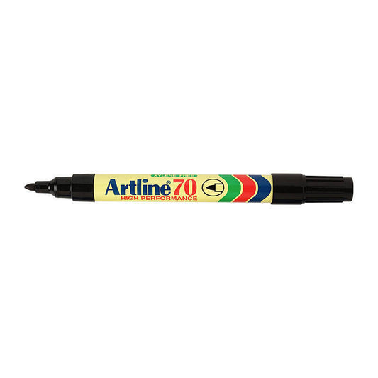 Artline 70 Perm Mkr Blk Bx12 - Wholesales Supply