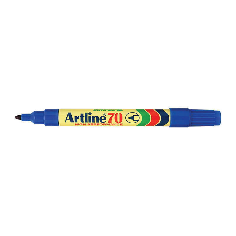 Artline 70 Perm Mrker Blu Bx12 - Wholesales Supply