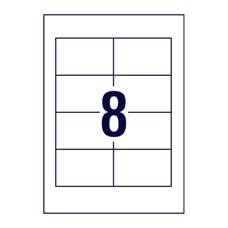 AV Badge Refill L7418 8Up Pk25 - Wholesales Supply