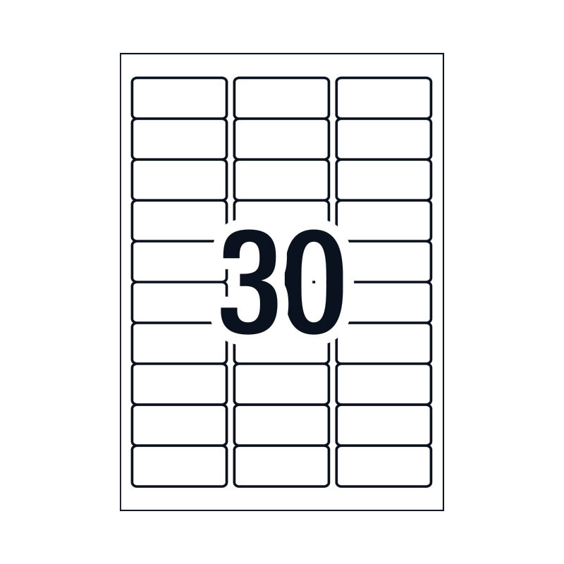 AV Laser Lbl L7158 30Up Pk100 - Wholesales Supply