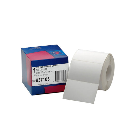 AV Lbl Address 78x48mm Rl500 - Wholesales Supply