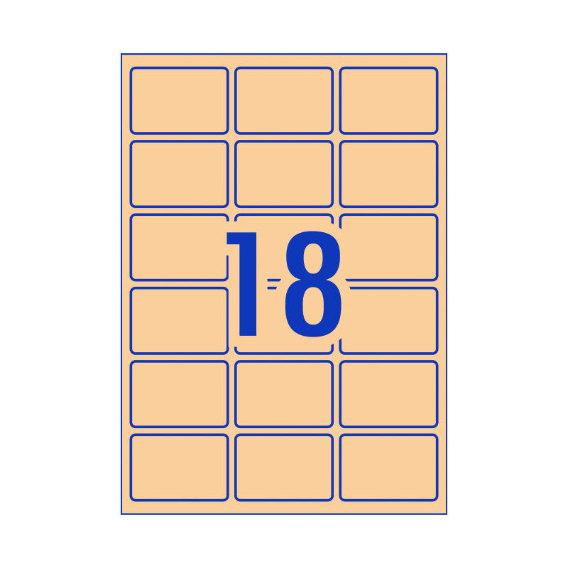 AV Lbl Rect Brn L7110 Pk270 - Wholesales Supply