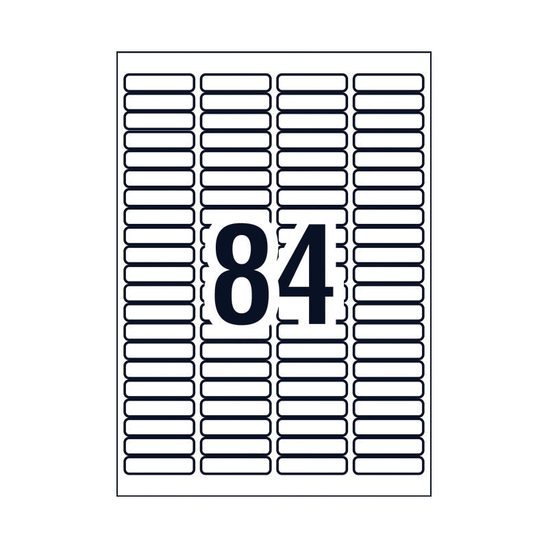 AV LIP MP Lbl L7656 84Up Pk25 - Wholesales Supply