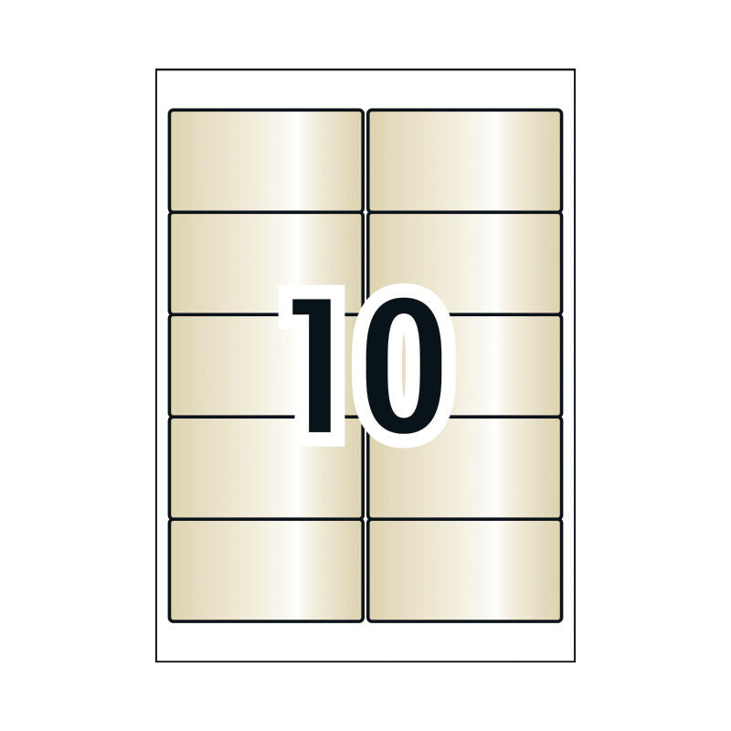 AV LsrLbl L7113  8mm 10Up Pk10 - Wholesales Supply