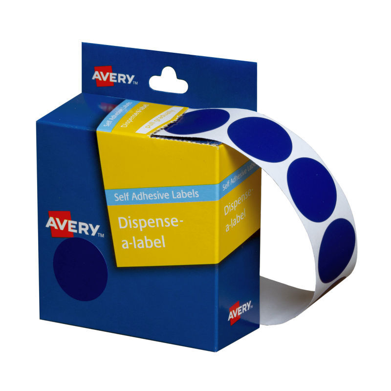 Avery Disp Blue 24mm Roll500 - Wholesales Supply
