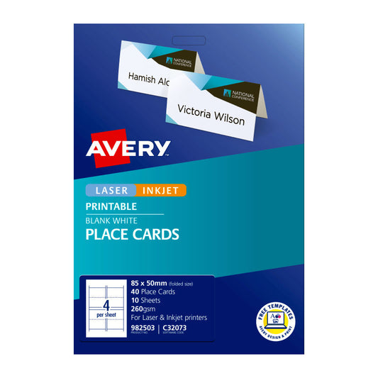 AveryLbl Fold C32073 50mm Pk10 - Wholesales Supply