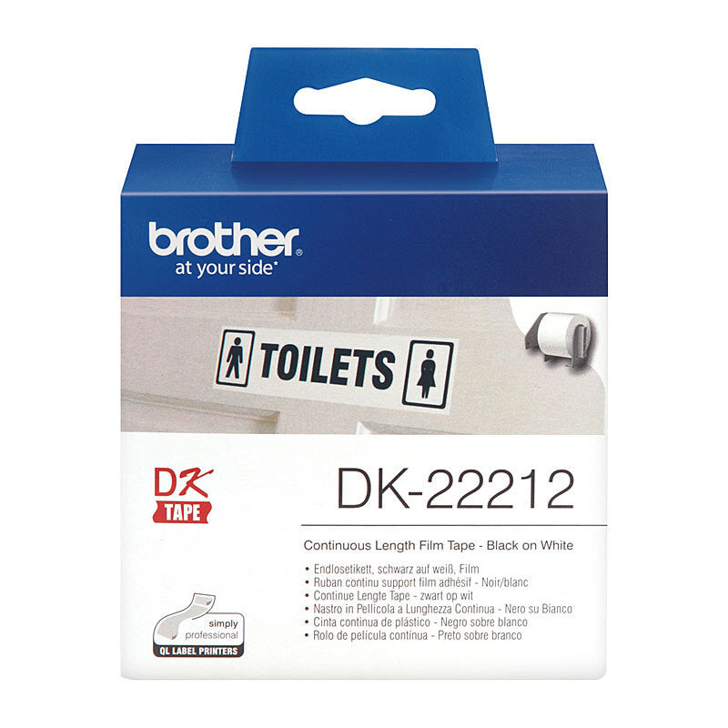 Brother DK22212 White Roll - Wholesales Supply
