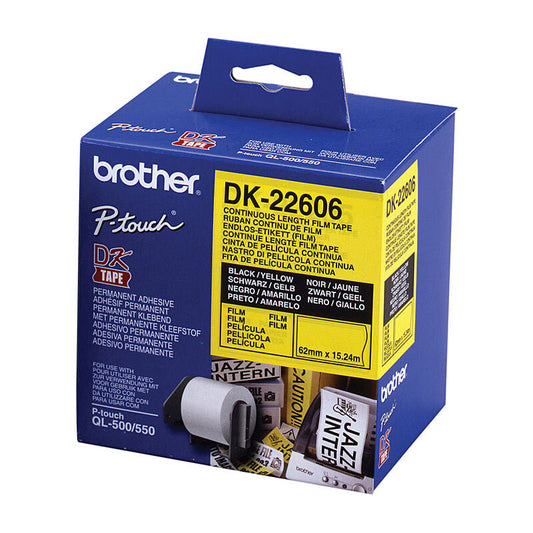 Brother DK22606 Yellow Roll - Wholesales Supply