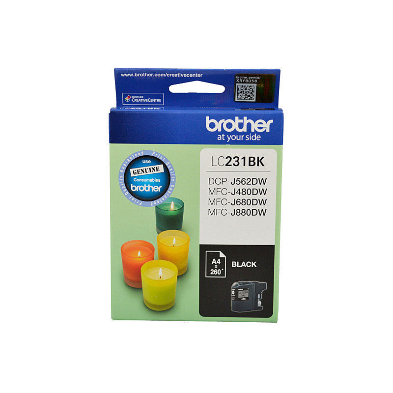 Brother LC231 Black Ink Cart - Wholesales Supply