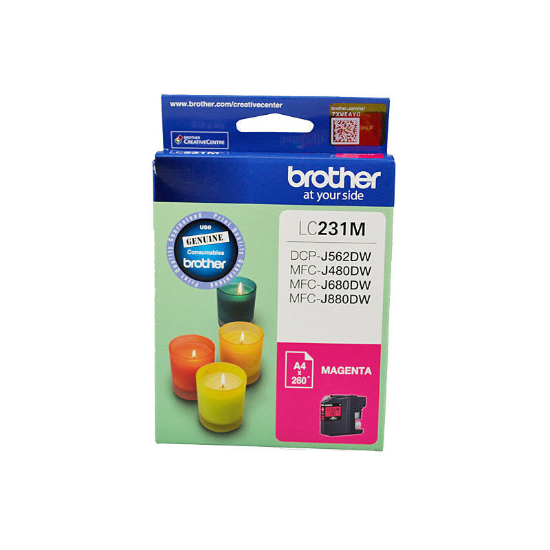 Brother LC231 Magenta Ink Cart - Wholesales Supply