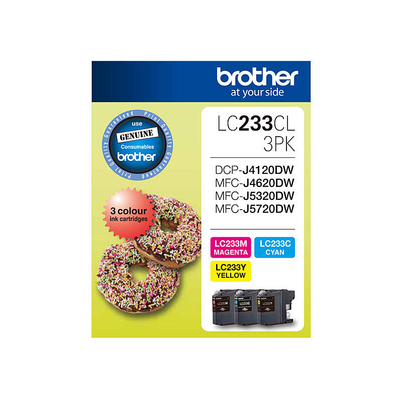 Brother LC233 CMY Colour Pack - Wholesales Supply