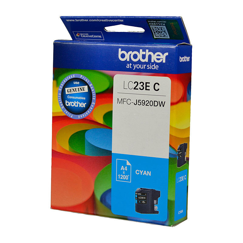 Brother LC23E Cyan Ink Cart - Wholesales Supply
