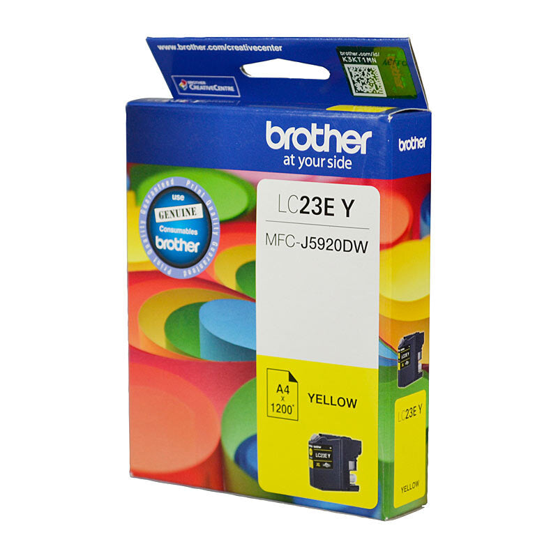 Brother LC23E Yellow Ink Cart - Wholesales Supply