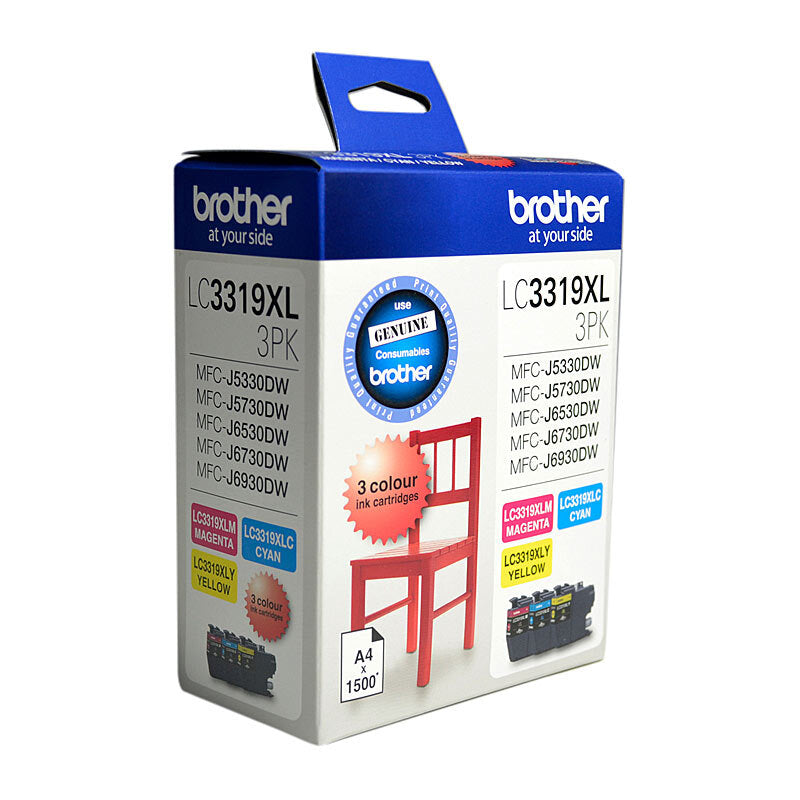 Brother LC3319XL CMY Colour Pk - Wholesales Supply