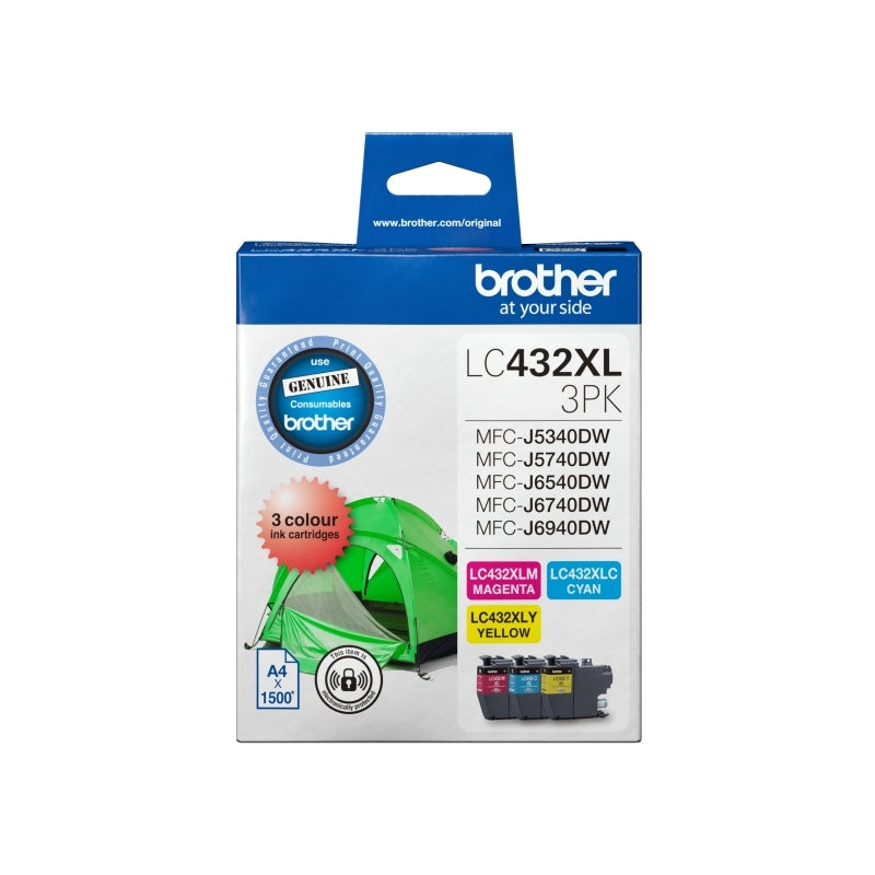 Brother LC432XL CMY Colour Pk - Wholesales Supply