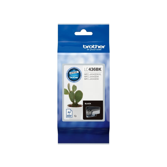 Brother LC436 Black Ink Cart - Wholesales Supply