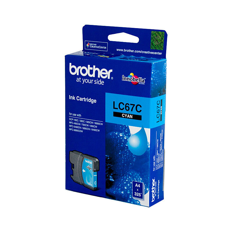 Brother LC67 Cyan Ink Cart - Wholesales Supply