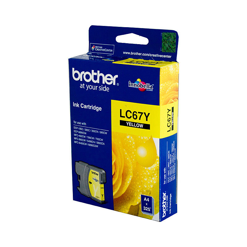 Brother LC67 Yellow Ink Cart - Wholesales Supply