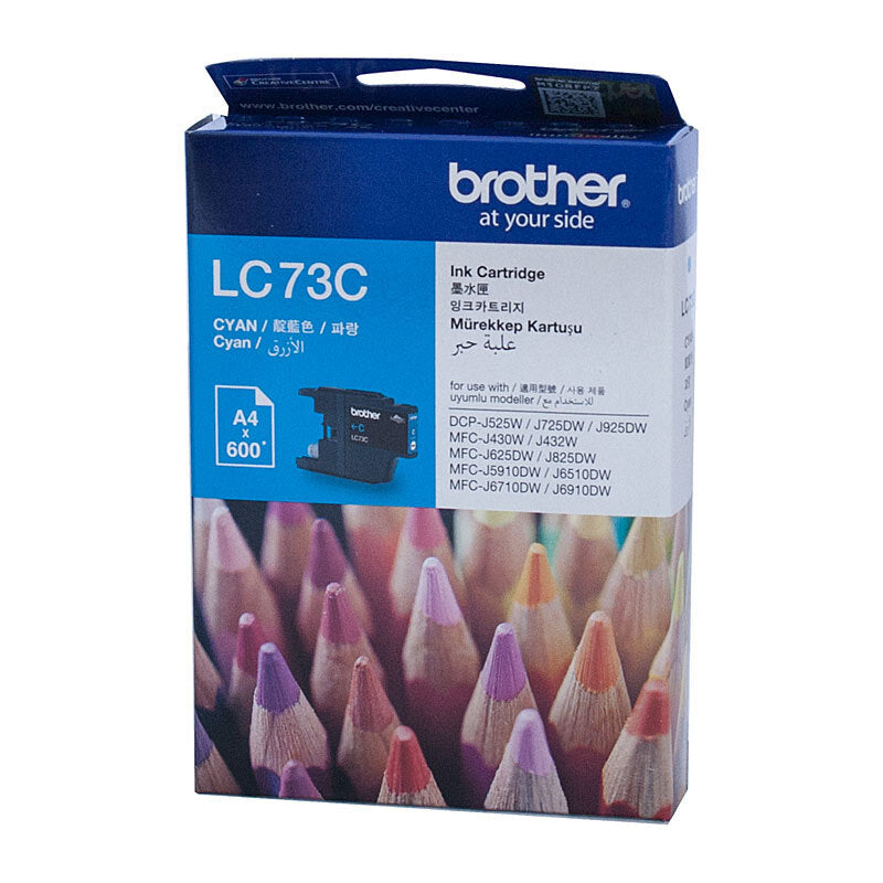 Brother LC73 Cyan Ink Cart - Wholesales Supply