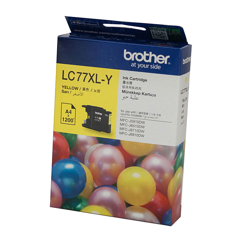 Brother LC77XL Yellow Ink Cart - Wholesales Supply