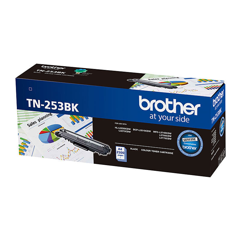 Brother TN253 Black Toner Cart - Wholesales Supply