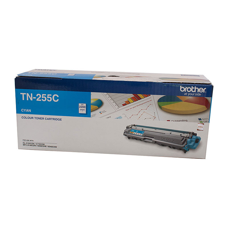 Brother TN255 Cyan Toner Cart - Wholesales Supply