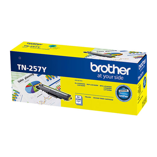 Brother TN257 Yell Toner Cart - Wholesales Supply