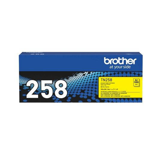 Brother TN258 Yel Toner Cart - Wholesales Supply