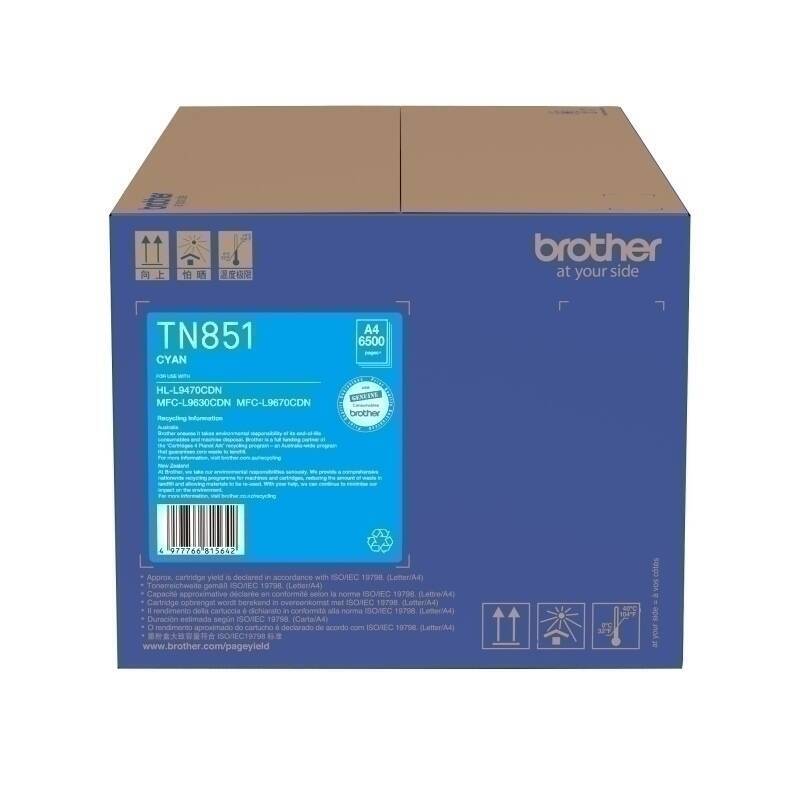 Brother TN851 Cyan Toner Cart - Wholesales Supply