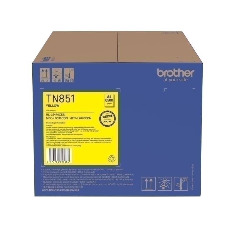 Brother TN851 Yell Toner Cart - Wholesales Supply