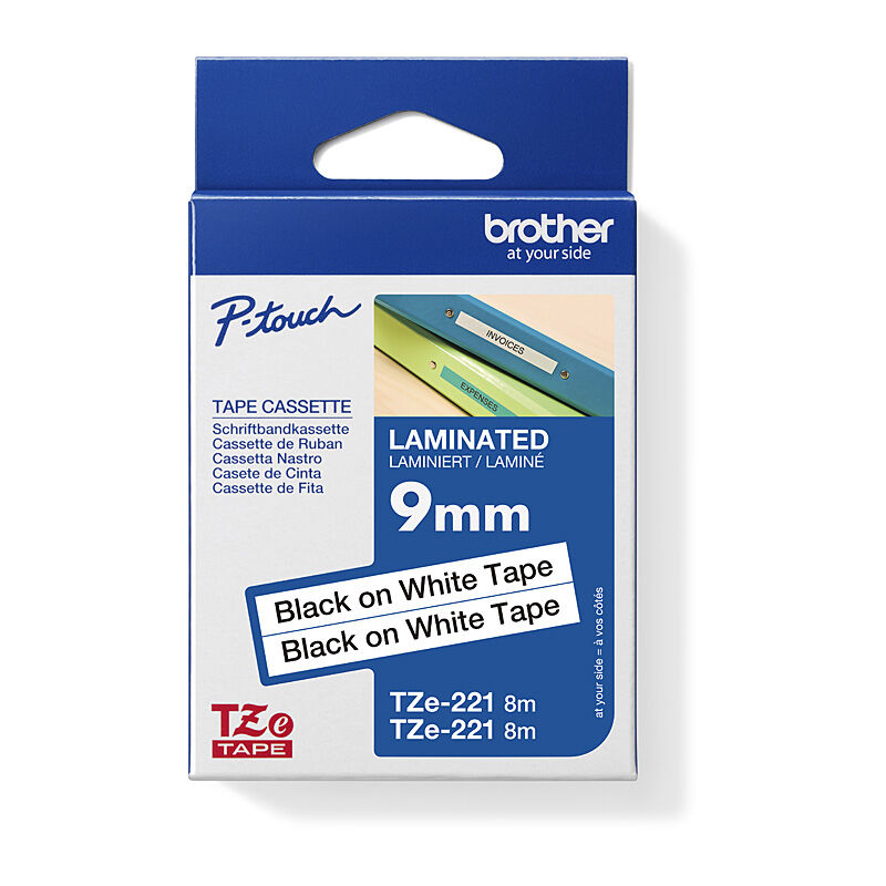 Brother TZe221 Label Tape Twin - Wholesales Supply