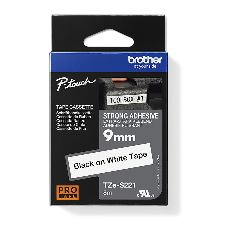 Brother TZeS221 Labelling Tape - Wholesales Supply