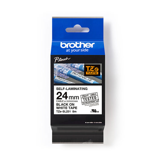 Brother TZeSL251 Label Tape - Wholesales Supply