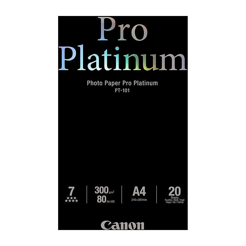 Canon A4 Pro Platinum 20sh - Wholesales Supply
