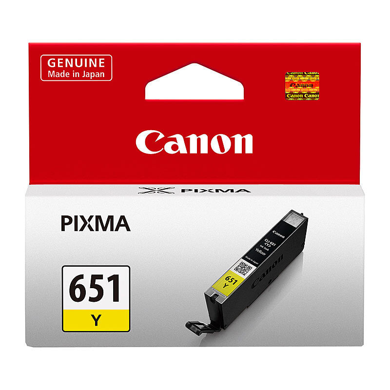 Canon CLI651 Yellow Ink Cart - Wholesales Supply