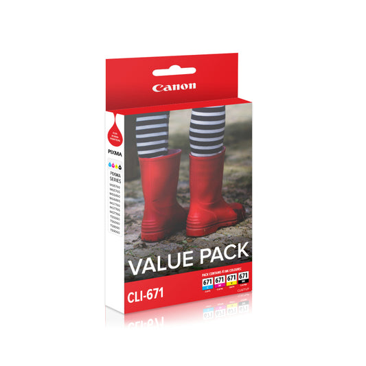 Canon CLI671 Value Pack - Wholesales Supply