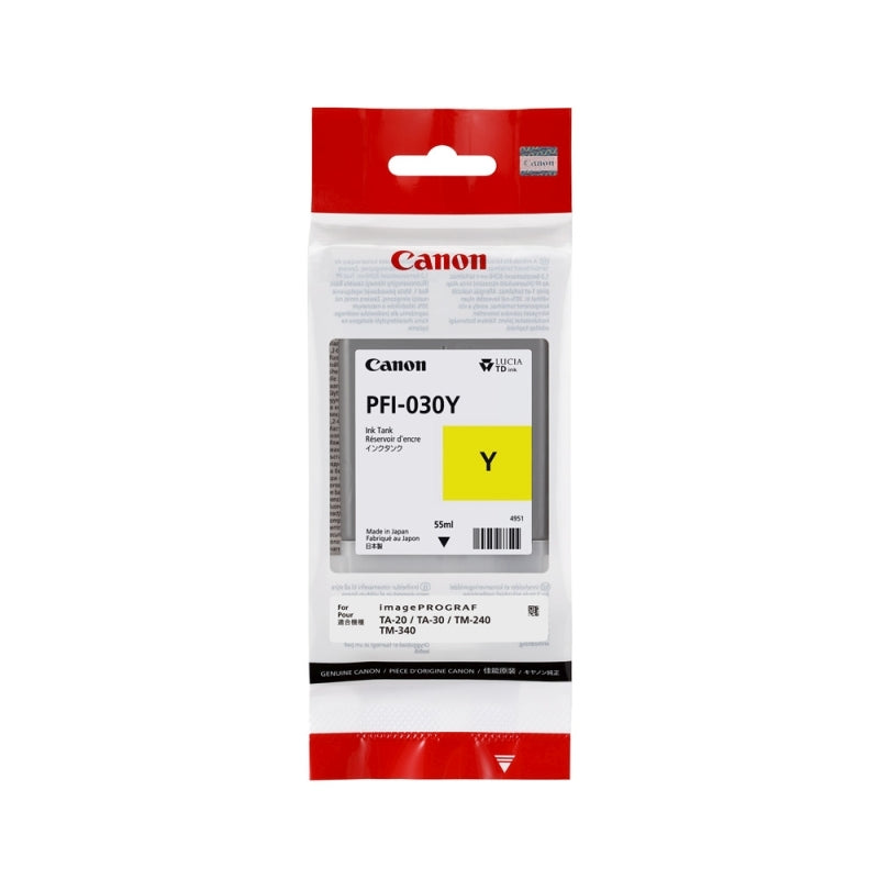 Canon PFI030 Yellow Ink - Wholesales Supply
