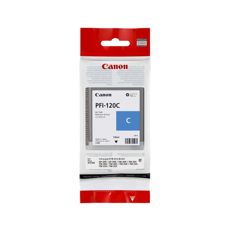 Canon PFI120 Cyan Ink - Wholesales Supply