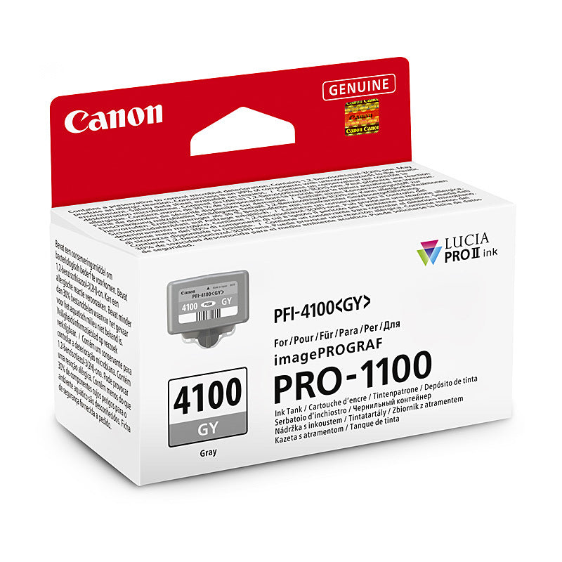 Canon PFI4100 Grey Ink Cart - Wholesales Supply