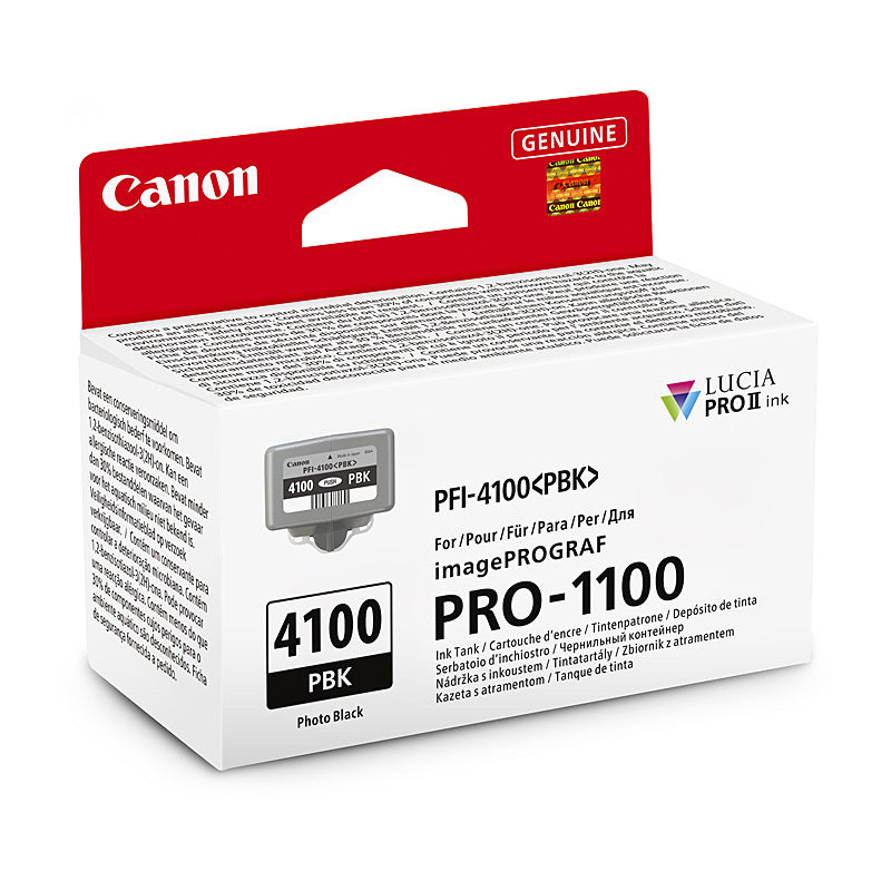 Canon PFI4100 Ph Blk Ink Cart - Wholesales Supply