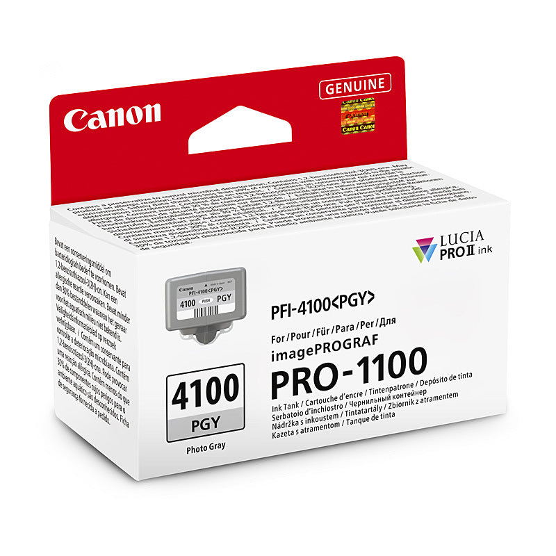 Canon PFI4100 Ph Grey Ink Cart - Wholesales Supply