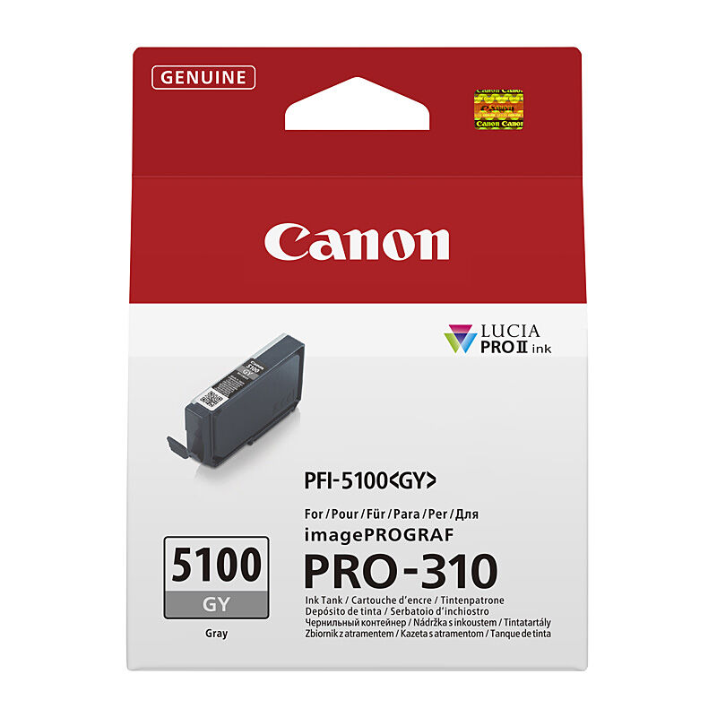Canon PFI5100 Grey Ink Cart - Wholesales Supply