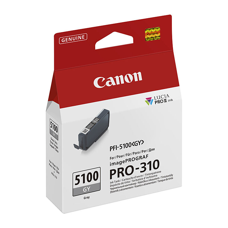 Canon PFI5100 Grey Ink Cart - Wholesales Supply