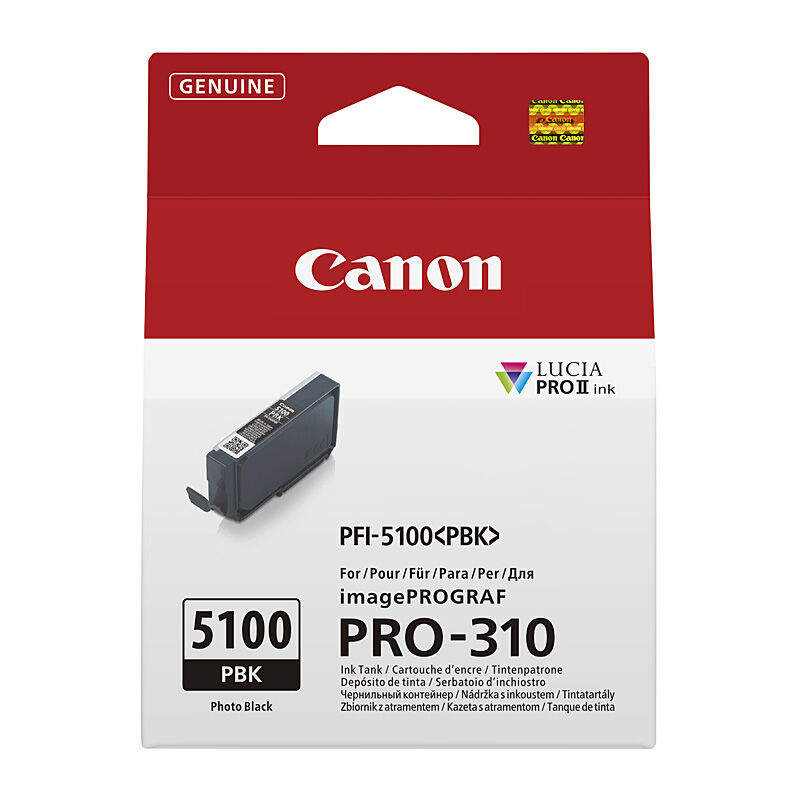 Canon PFI5100 Ph Blk Ink Cart - Wholesales Supply