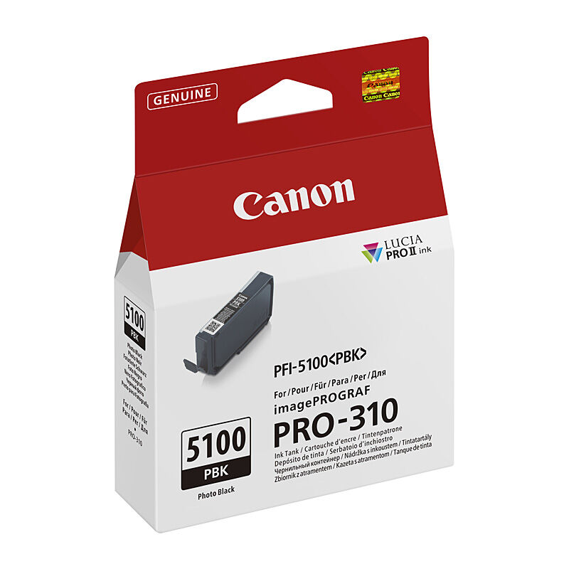 Canon PFI5100 Ph Blk Ink Cart - Wholesales Supply