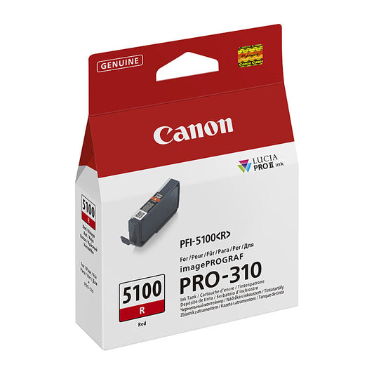 Canon PFI5100 Red Ink Cart - Wholesales Supply