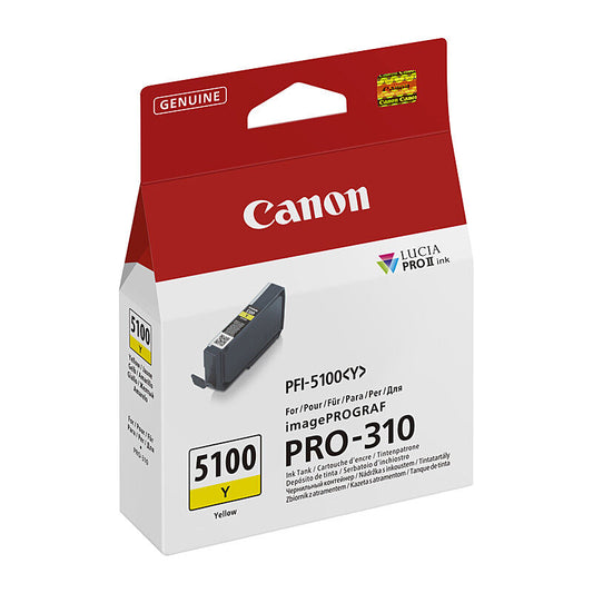 Canon PFI5100 Yellow Ink Cart - Wholesales Supply