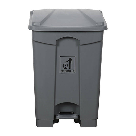 Clnlnk Rubsh Bin W/Pdl 45L Gry - Wholesales Supply